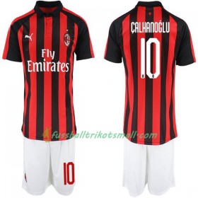 Fußballtrikots AC Mailand Hakan Calhanoglu 10 Kinder 2018-2019 Kurzarm Heimtrikotsatz kaufen